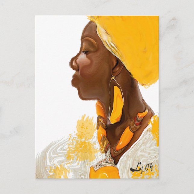 CARTE POSTALE PEINTURE D'OCHUN (Devant)