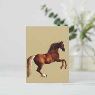 Carte Postale peinture du cheval Whistlejacket par George Stubbs