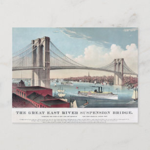 Carte Postale Peinture du pont Brooklyn