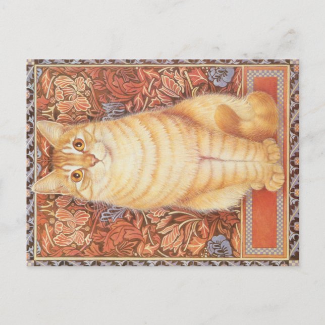 CARTE POSTALE PEINTURE EN CHAT (Devant)