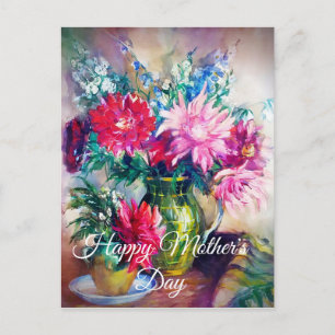 Carte Postale Peinture florale