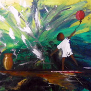 carte postale peinture freedome