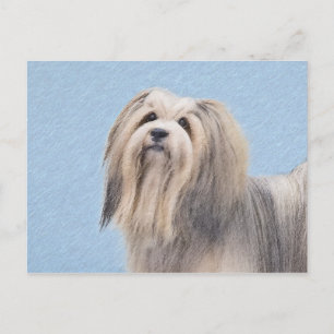 Carte Postale Peinture Havanaise (Argent) - Cute Original Chien 