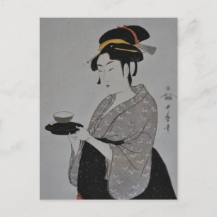 Carte Postale Peinture japonaise ancienne vers 1793