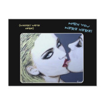 Peinture "Just a Kiss" sur un