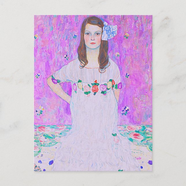 Carte Postale Peinture Mäda Primavesi de Gustav Klimt (Devant)