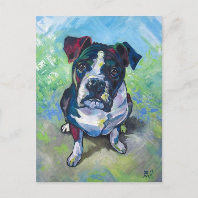 Carte Postale Peinture mignonne à bille (Devant)