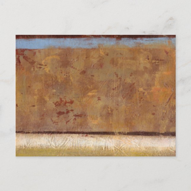 Carte Postale Peinture moderne dans les tons de terre par Norman (Devant)