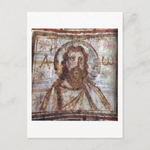 Carte Postale Peinture murale de la catacombe de Commodilla.