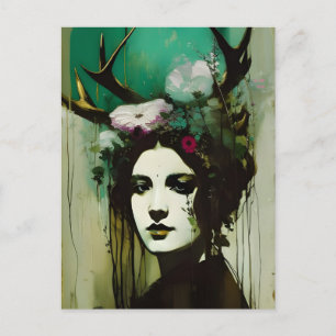 Carte Postale Peinture Pagan Femme