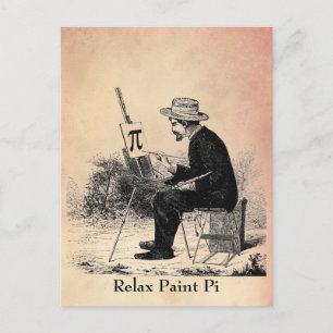 Carte Postale Peinture par numéro Pi