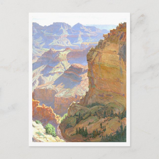 Carte postale Peinture Paysage Grand Canyon (Devant)