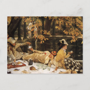 Carte Postale Peinture pique-nique