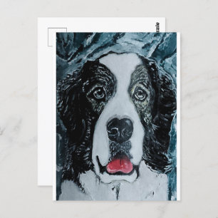 Carte Postale Peinture pyrénéenne Mastiff par Alfred Fox