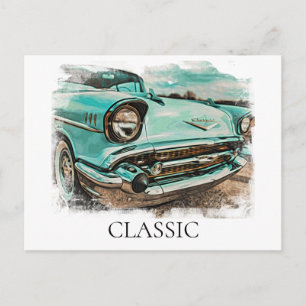 Carte Postale *~* Peinture rétro ancienne classique vintage anti