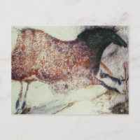 Peinture rocheuse d'un cheval galopant, c.17000 av