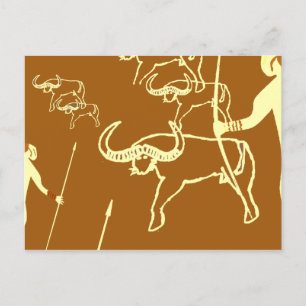 Carte Postale Peinture rupestre tassili préhistoire 