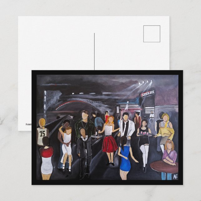 Carte Postale Peinture Sans Contrôle par Alfred Fox (Devant / Derrière)