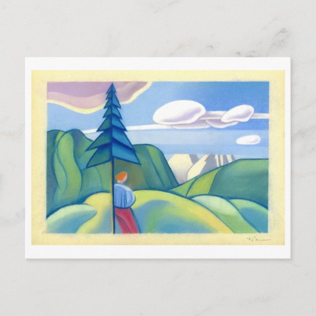 Carte Postale Peinture Sans titre de Karl Wiener (Devant)