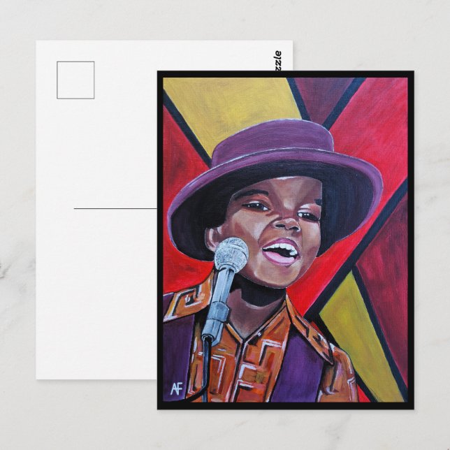 Carte Postale Peinture sur prodigy infantile par Alfred Fox (Devant / Derrière)