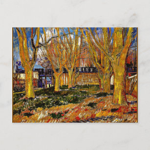 Carte Postale Peinture Van Gogh, Avenue des Arbres à Plan