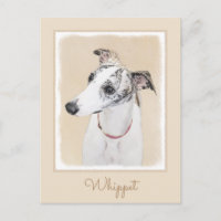 Peinture Whippet - Jolie art original chien