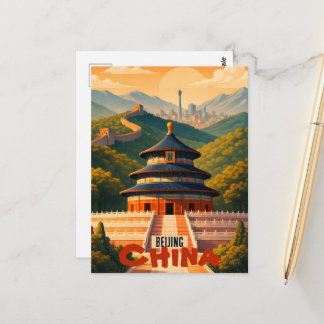 Carte Postale Pékin Chine 