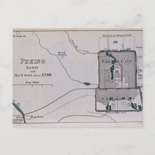Carte Postale Pékin, du livre de Ser Marco Polo