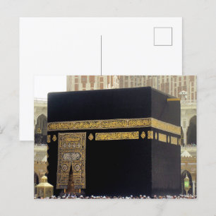 Carte Postale pèlerins du pèlerinage à la Kaaba, La Mecque, Arab