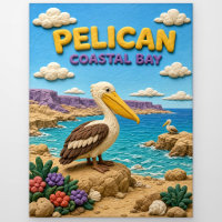 Pélican, argile de baie côtière