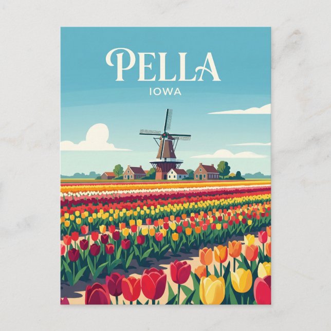 Carte Postale Pella USA (Devant)