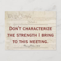 Pelosi Quote Don't Characterize My Strength