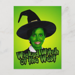 Carte Postale Pelosi : Wicked Witch of the West