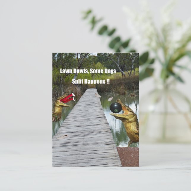 Carte Postale Pelouse Bowls Australie Fractionnement Happings, C (Debout devant)