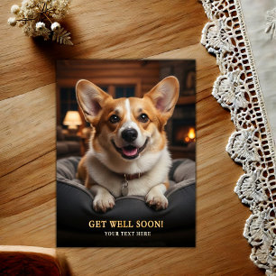 Carte Postale Pembroke Welsh Corgi Adorable Prompt rétablissemen