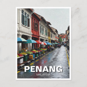 Carte Postale Penang Malaysia Georgetown Travel
