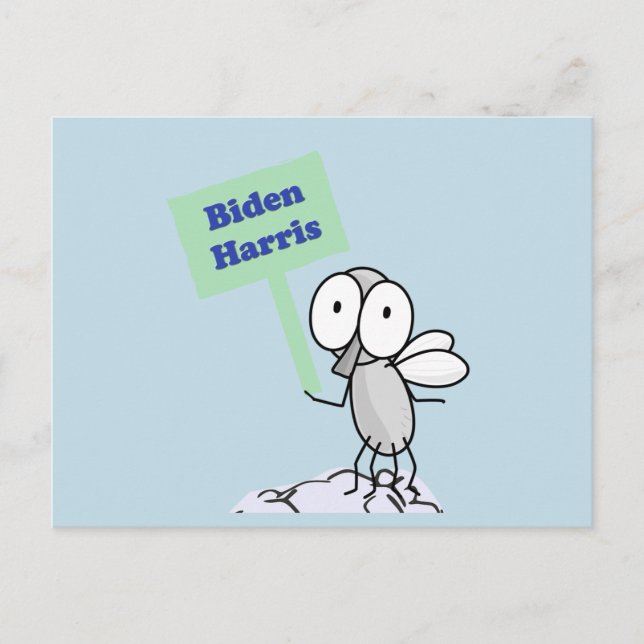 Carte Postale Pence Fly pour Biden Harris (Devant)
