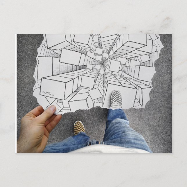 Carte Postale Pencil Vs Camera - Vertigo (Devant)