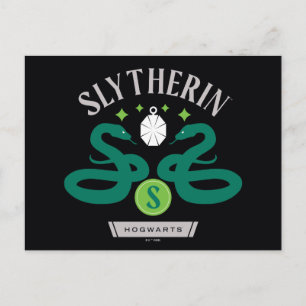 Carte Postale Pendentif double serpent de la maison SLYTHERIN™ G