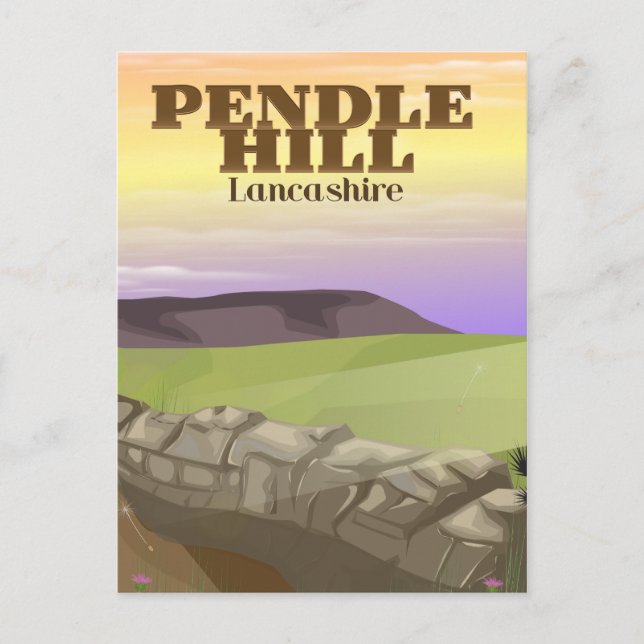 Carte Postale Pendle Hill Lancashire (Devant)