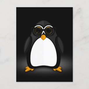 Carte Postale Penguin cool