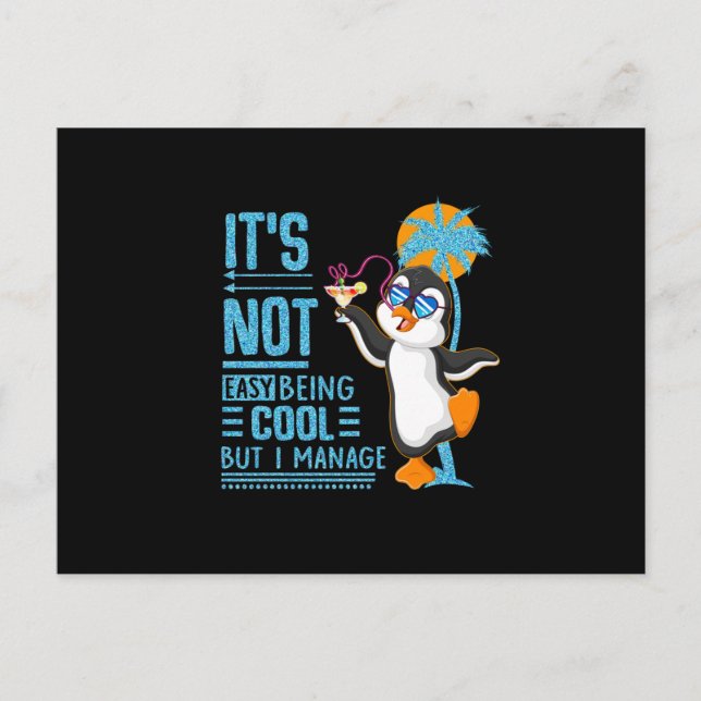 Carte Postale Penguin Lover (Devant)