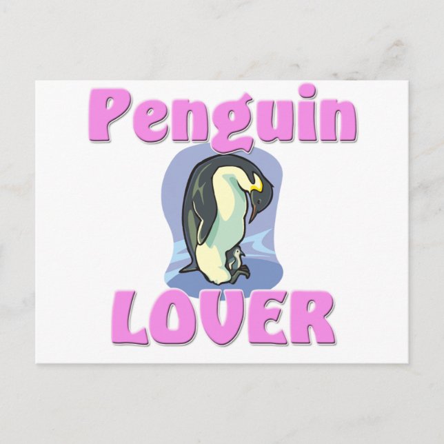 Carte Postale Penguin Lover (Devant)
