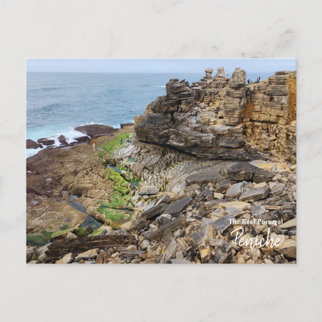 Carte Postale Peniche accidenté - Portugal (Devant)