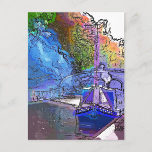 Carte Postale Péniches étroites