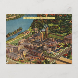 Carte Postale Penick et Ford, Cedar Rapids, Iowa