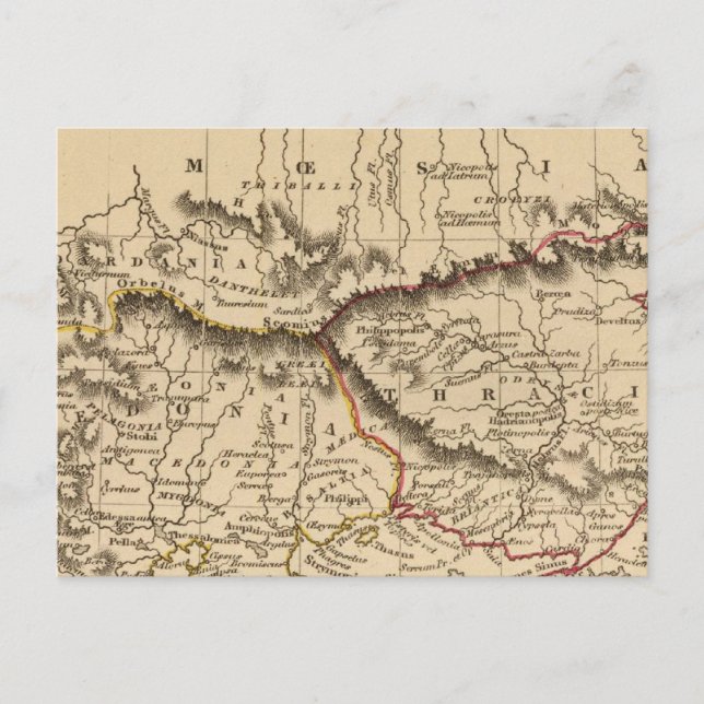 Carte Postale Péninsule balkanique 5 (Devant)