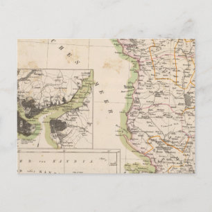 Carte Postale Péninsule balkanique, Turquie, Albanie