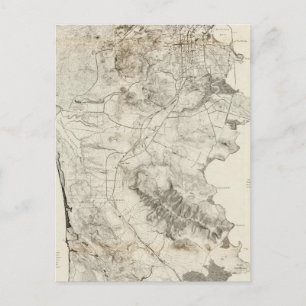 Carte Postale Péninsule de San Francisco