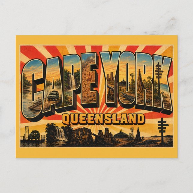 Carte Postale Péninsule du cap York Outback Wilderness Queenslan (Devant)